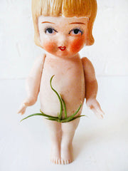 Little Miss Twiggy Bush - Vintage Doll Air Plant Garden