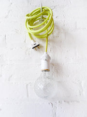 Spring Green Custom Hook Plug Pendant Chartreuse Patone Lime Textile Color Cloth